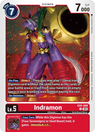 Indramon - EX5-009 - Common