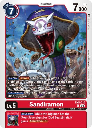 Sandiramon - EX5-010 - Common