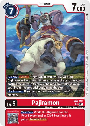 Pajiramon - EX5-011 - Common