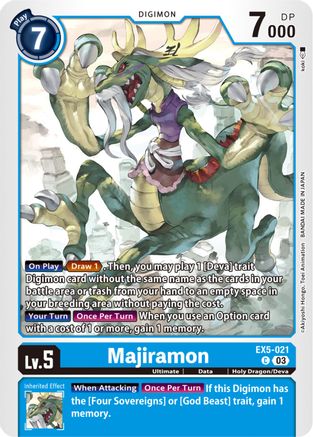 Majiramon - EX5-021 - Common