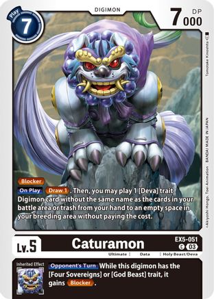 Caturamon - EX5-051 - Common