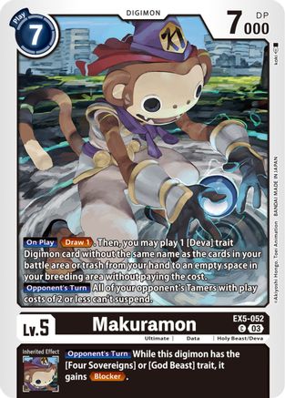 Makuramon - EX5-052 - Common