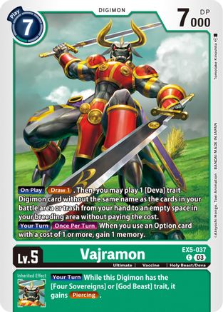 Vajramon - EX5-037 - Common