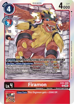 Firamon - EX5-008 - Rare