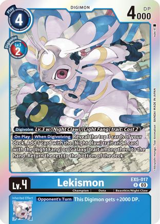 Lekismon - EX5-017 - Rare