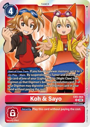 Koh & Sayo - EX5-064 - Rare