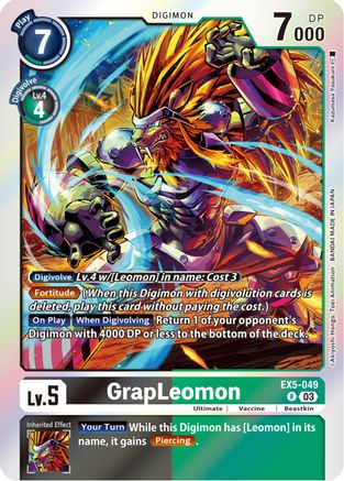 GrapLeomon - EX5-049 - Rare