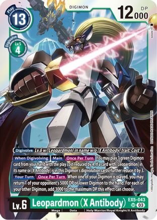 Leopardmon (X Antibody) - EX5-043 - Super Rare