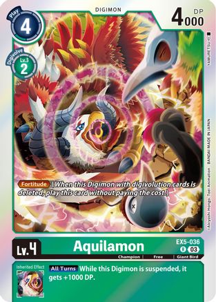 Aquilamon - EX5-036 - Rare
