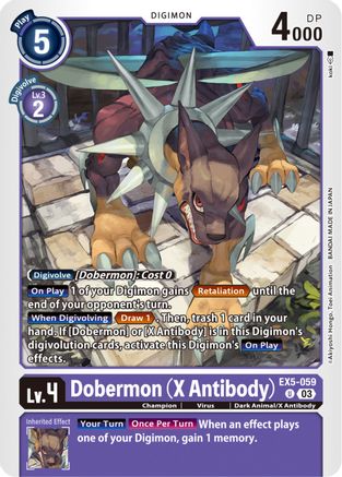 Dobermon (X Antibody) - EX5-059 - Uncommon