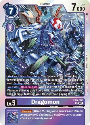 Dragomon - EX5-060 - Rare