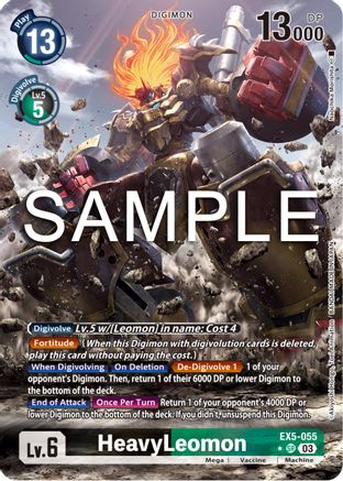 HeavyLeomon (Alternate Art) - EX5-055 - Super Rare