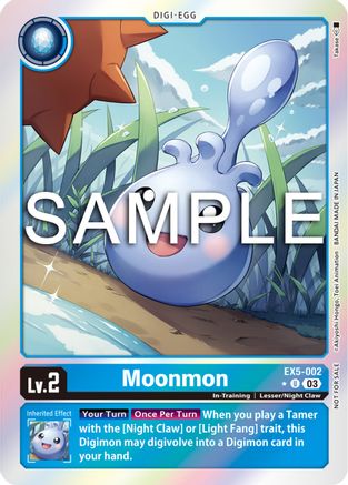 Moonmon (Animal Colosseum Box Promotion Pack) (Foil) - EX5-002 - Uncommon