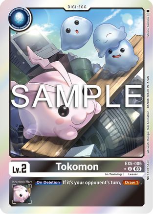 Tokomon (Animal Colosseum Box Promotion Pack) - EX5-005 - Uncommon