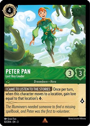 Peter Pan (Lost Boy Leader) - 82/204 - Rare