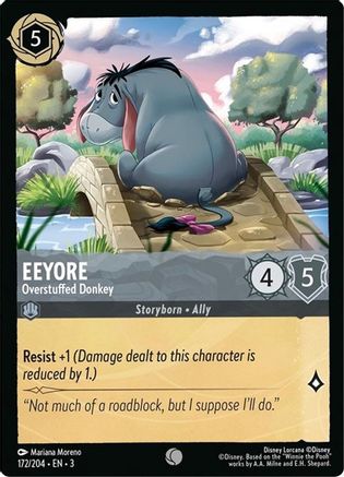 Eeyore (Overstuffed Donkey) - 172/204 - Common