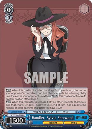 Handler, Sylvia Sherwood - SPY/S106-E081R - Rare