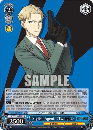 Stylish Agent, "Twilight" - SPY/S106-E085R - Rare