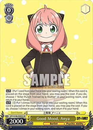 Good Mood, Anya (SR) - SPY/S106-E005SSR - Super Rare