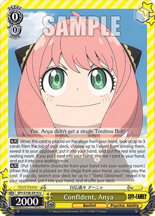 Confident, Anya - SPY/S106-E010U - Uncommon