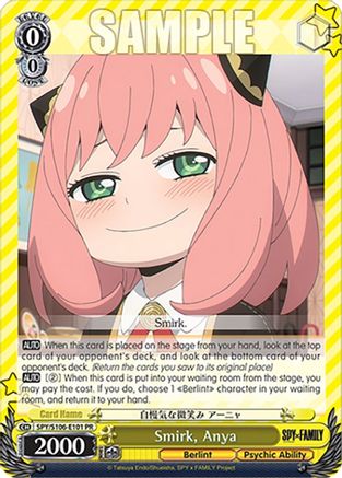 Smirk, Anya - SPY/S106-E101PR - Promo