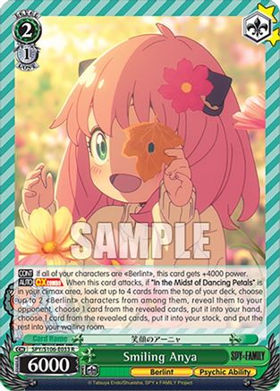 Smiling Anya - SPY/S106-E033R - Rare