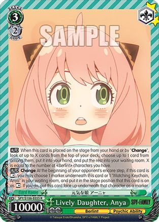 Lively Daughter, Anya - SPY/S106-E035R - Rare
