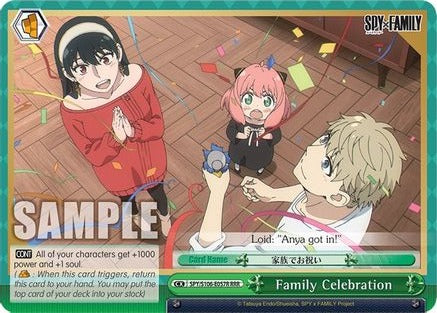 Family Celebration (RRR) - SPY/S106-E057RRRR - Triple Rare