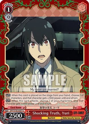 Shocking Truth, Yuri - SPY/S106-E067U - Uncommon