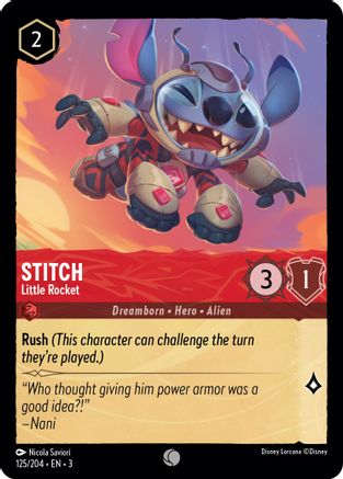 Stitch (Little Rocket) - 125/204 - Common