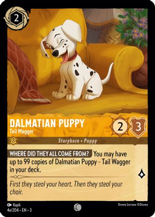 Dalmatian Puppy (Tail Wagger) - 4e/204 - Common