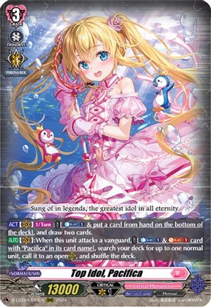 Top Idol, Pacifica - D-LBT04/004EN - Triple Rare