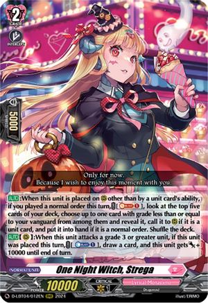 One Night Witch, Strega - D-LBT04/012EN - Triple Rare