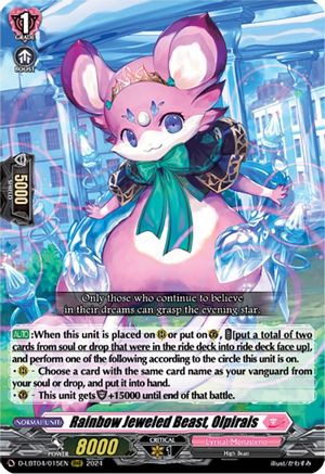 Rainbow Jeweled Beast, Olpirais - D-LBT04/015EN - Triple Rare