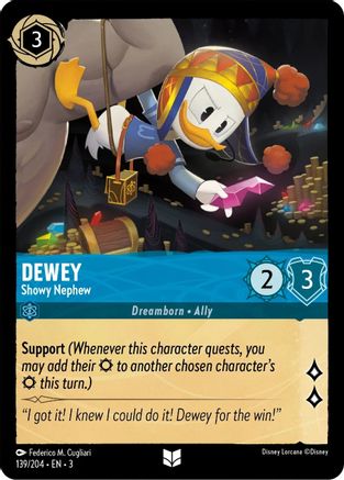 Dewey (Showy Nephew) - 139/204 - Uncommon