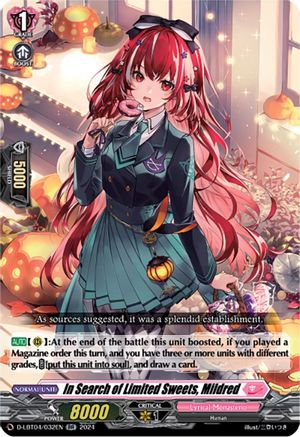 In Search of Limited Sweets, Mildred - D-LBT04/032EN - Double Rare