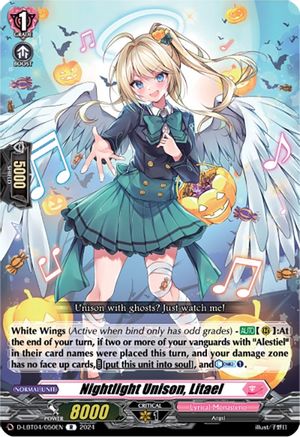 Nightlight Unison, Litael - D-LBT04/050EN - Rare