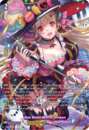 One Night Witch, Strega (LSR) - D-LBT04/LSR06EN - Lyrical Secret Rare