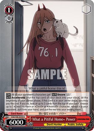 What a Pitiful Home~ Power - CSM/S96-E059R - Rare