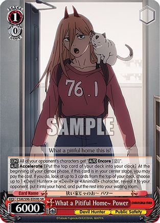 What a Pitiful Home~ Power (SR) - CSM/S96-E059SSR - Super Rare