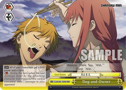 Dog and Owner (RRR) - CSM/S96-TE09RRRR - Triple Rare