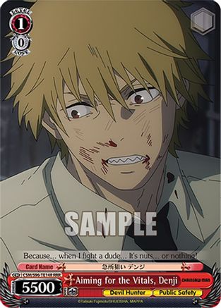 Aiming for the Vitals, Denji (RRR) - CSM/S96-TE14RRRR - Triple Rare