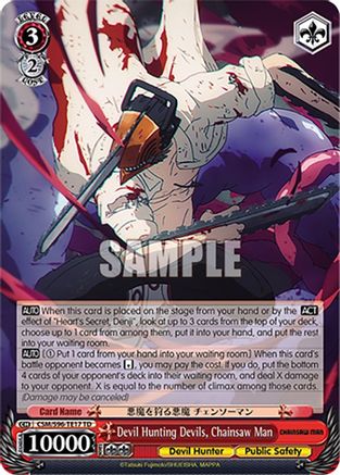 Devil Hunting Devils, Chainsaw Man - CSM/S96-TE17TD - Trial Deck