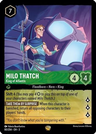 Milo Thatch (King of Atlantis) - 80/204 - Legendary