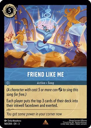 Friend Like Me - 160/204 - Rare