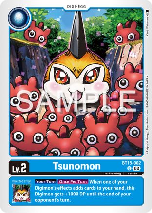 Tsunomon - BT15-002 - Uncommon