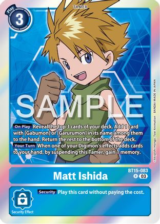 Matt Ishida - BT15-083 - Rare