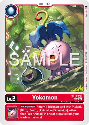 Yokomon - BT15-001 - Uncommon