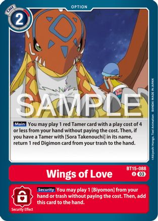 Wings of love - BT15-088 - Uncommon