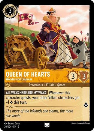 Queen of Hearts (Wonderland Empress) - 20/204 - Uncommon